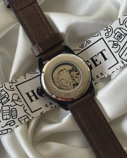 Fossil bronson Brown leather belt