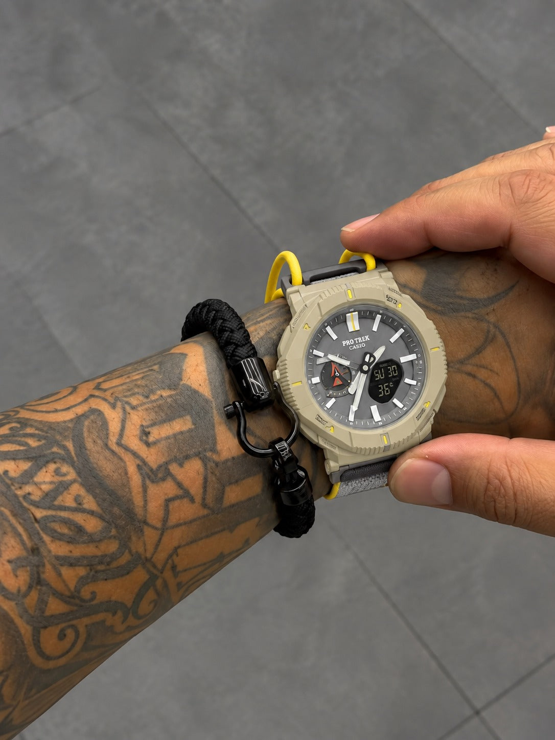 CASIO PRO TREK Sand Beige & Grey