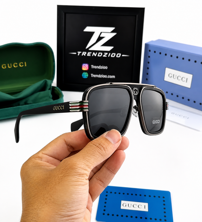 Premium Black Luxury Aviator Shades – UV400 Polarized