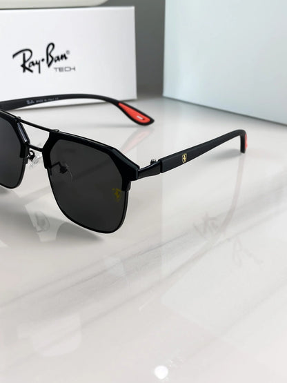 LUXURY SHADES #04 full black premium sunglasses