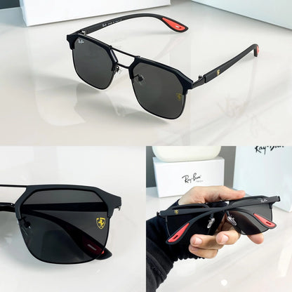 LUXURY SHADES #04 full black premium sunglasses
