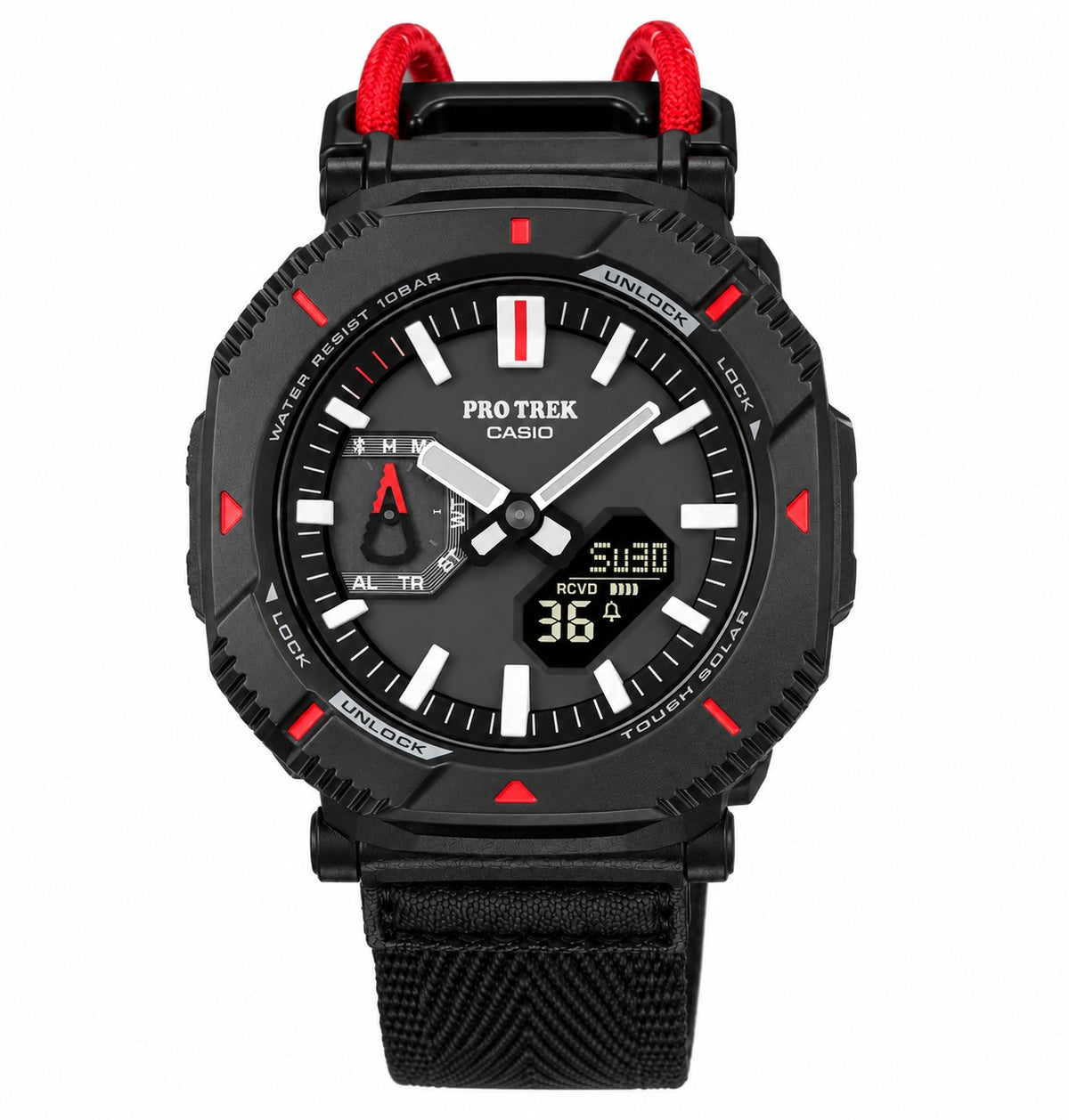 CASIO PROTREK PRJ-B001B-3 Black & Red